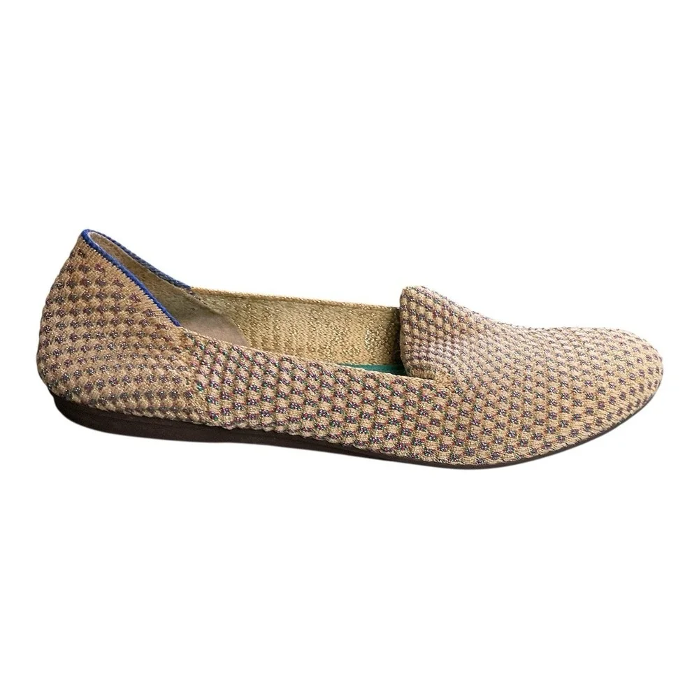 Rothy's Youth The Round Flats Sz 4 Multi Metallic Limited Edition‎ Womens Sz 6